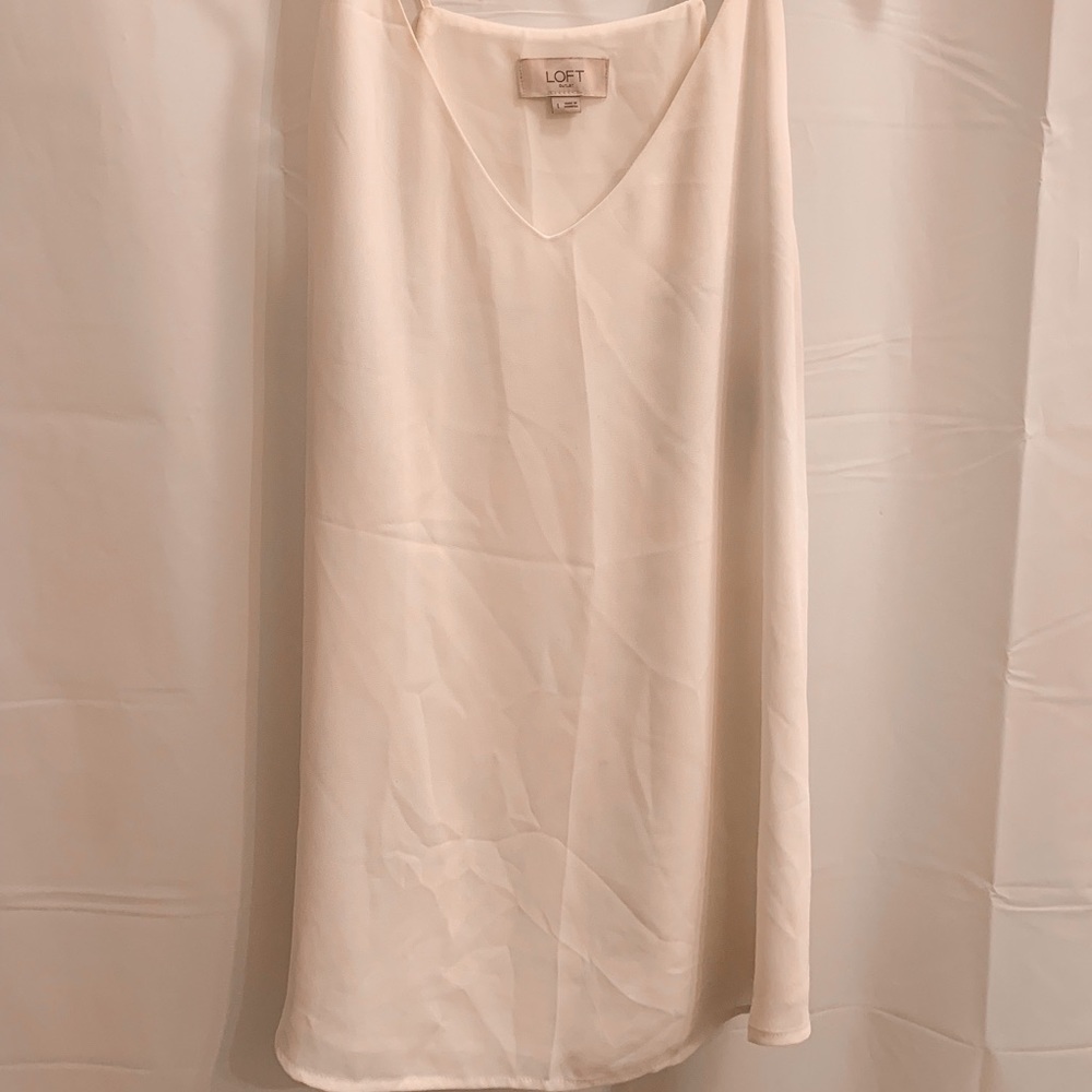 Classic White Dress Up Tank